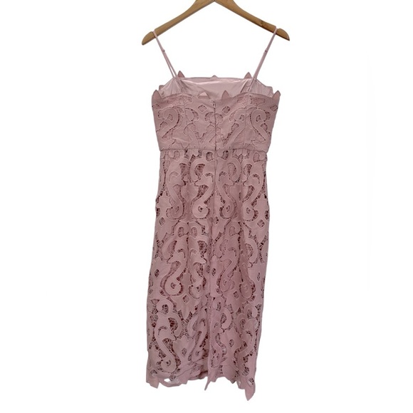 Bardot Lina Lace Sheath Dress In Pink Rose - Picture 4 of 16